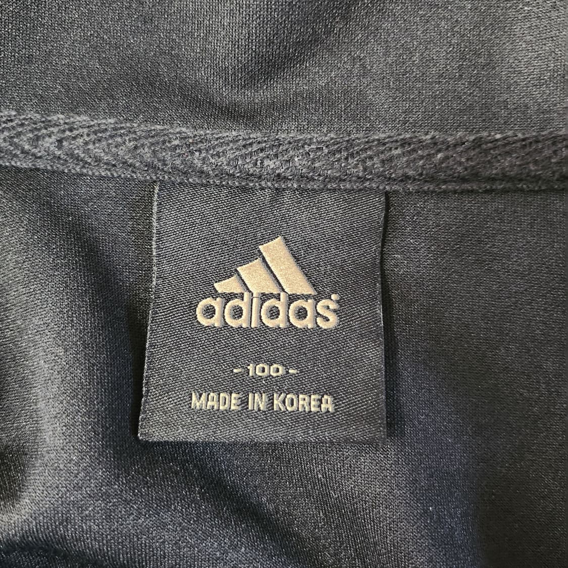 아디다스 블랙 삼선 져지 ●A급상태 ●표기 사이즈100 (90~100) 상품이미지4