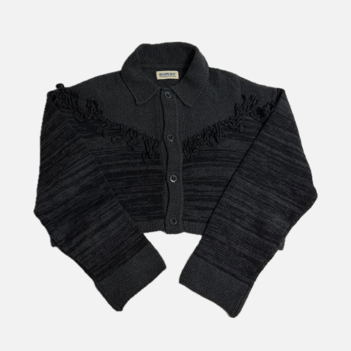 BEAMS BOY 빔즈 보이 CROP CARDIGAN 크롭 가디건 상품이미지1