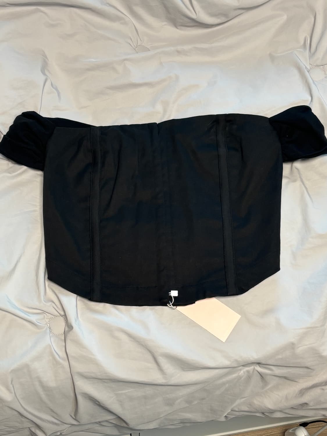 택 o) 낫유어로즈 리나 탑 블랙m 상품이미지6