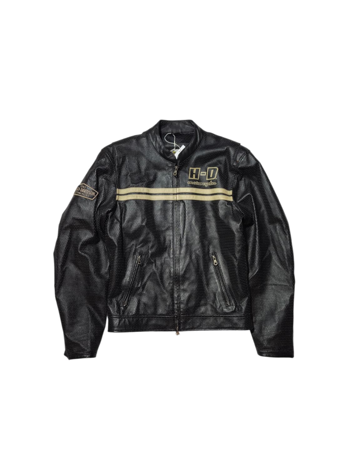 할리데이비슨 빈티지 레이싱 가죽자켓 레더자켓 모터사이클 S 상품이미지1