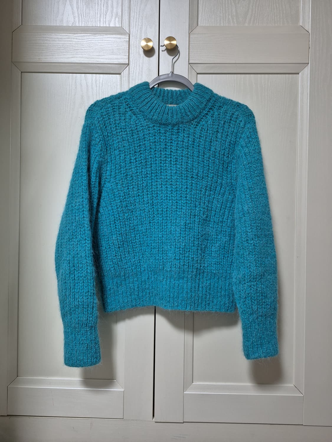 모헤어니트(터콰이즈 블루) 상품이미지1