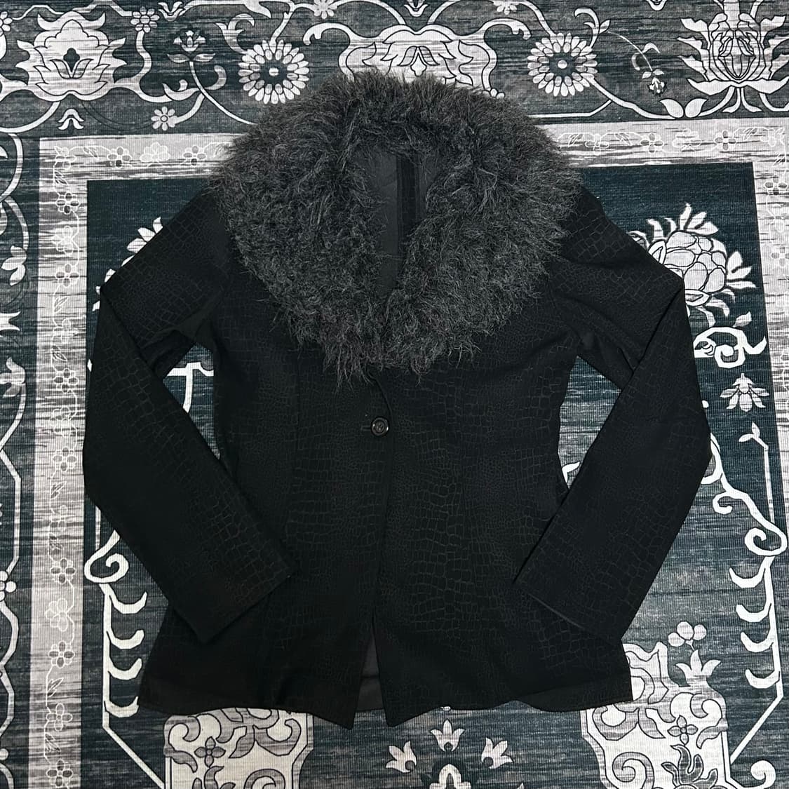 Phython fur jacket vkei v-kei 상품이미지1