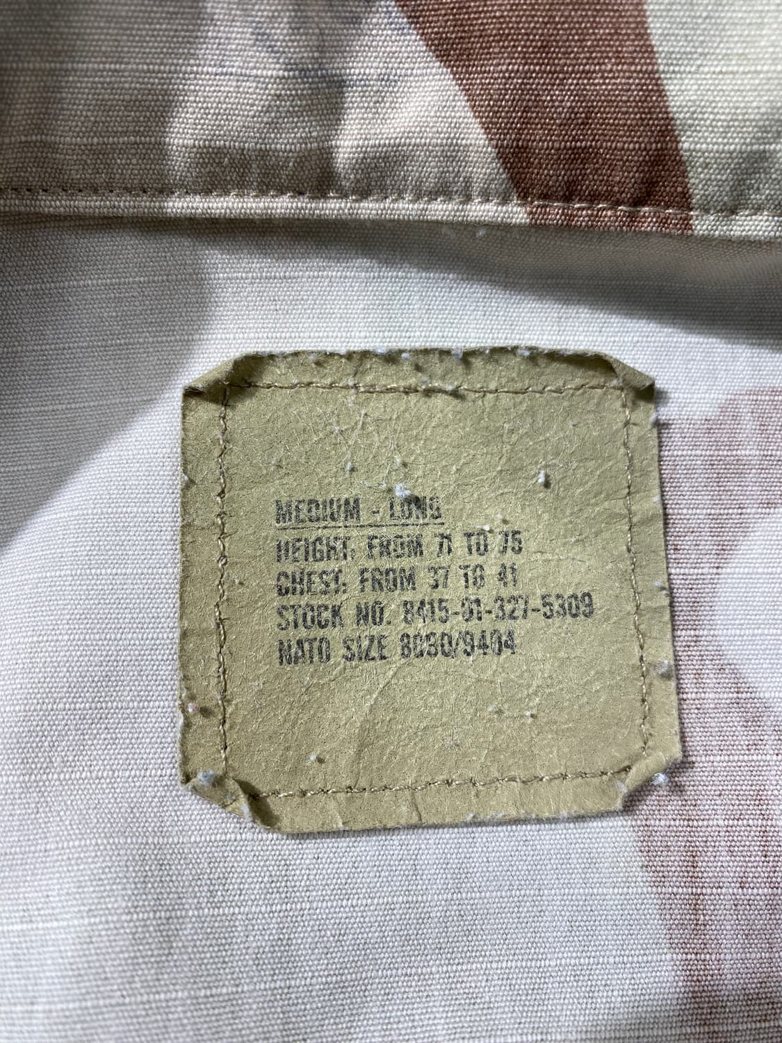 [M] 90s U.S.ARMY 미군 데저트 카모 BDU 자켓 상품이미지7