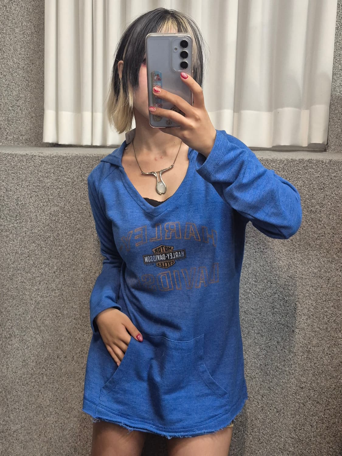HARLEY DAVIDSON V-NECK HOODIE 상품이미지2