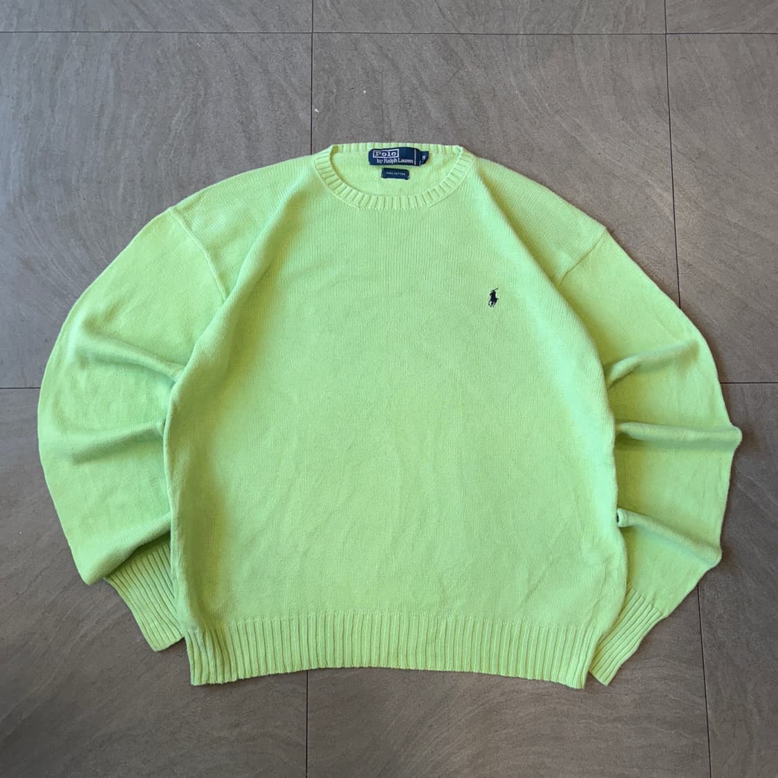 폴로 정품 에메랄드 코튼 니트  상품이미지1