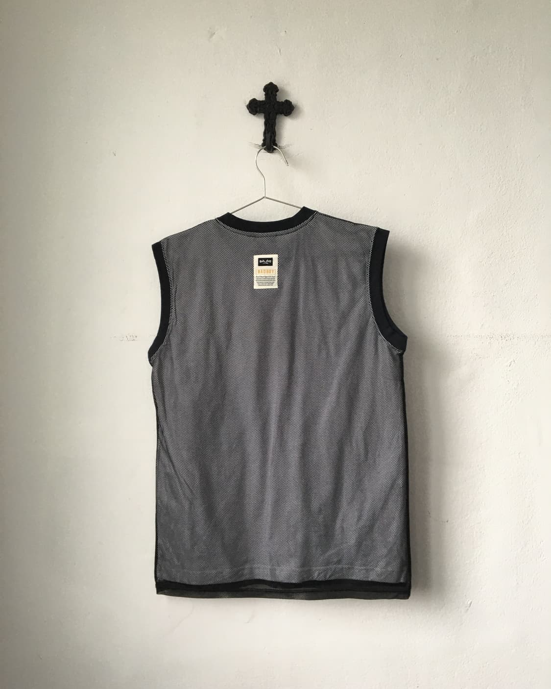Bad boy mesh layered sleeveless 상품이미지3