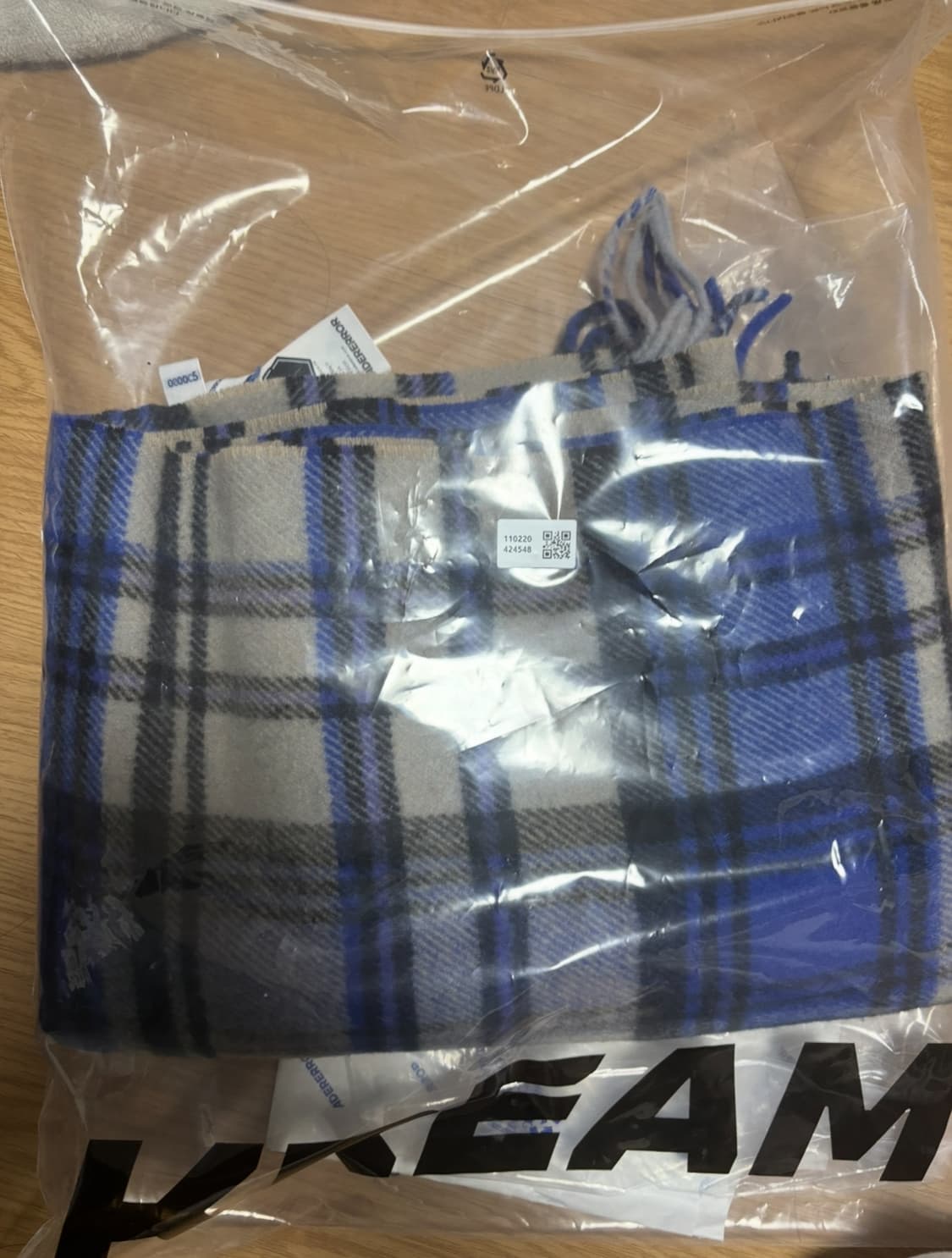 아더에러 레빈트 플레이드 머플러 목도리 블루 상품이미지1