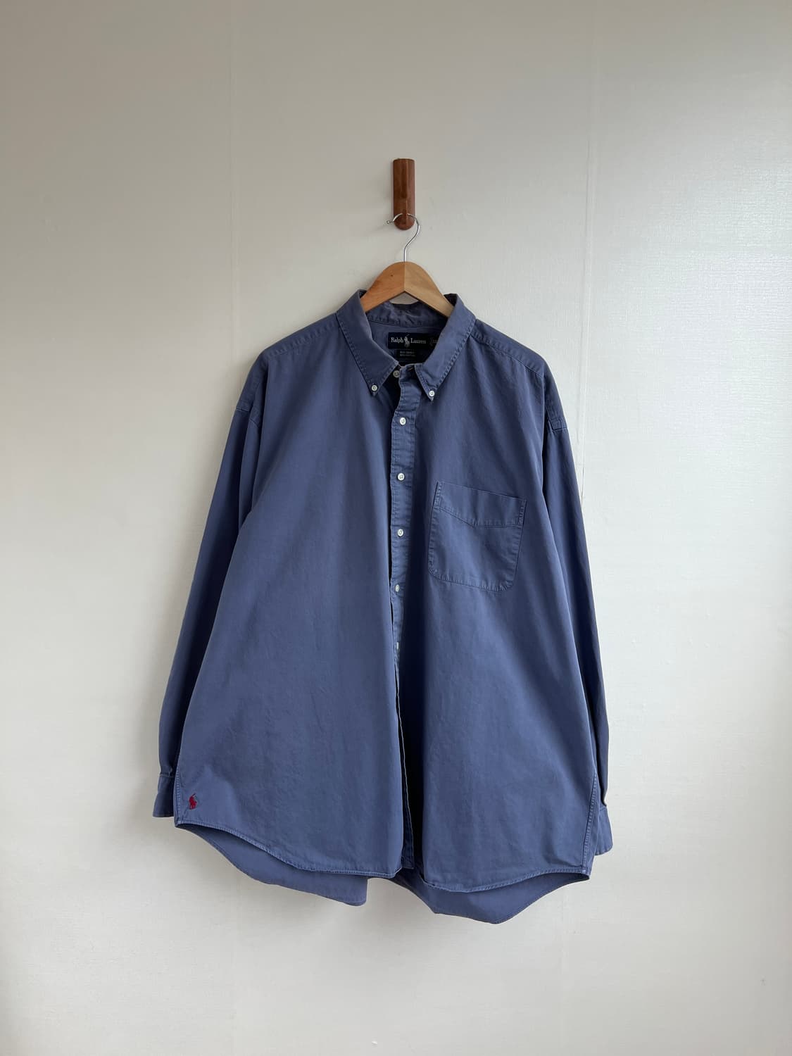 폴로 랄프로렌 솔리드 빅셔츠 XXL 상품이미지2