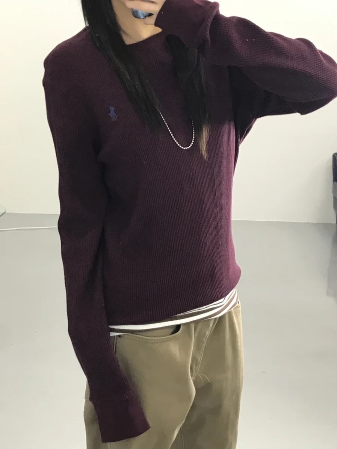 Polo Ralph Lauren Waffle Thermal Longsle 상품이미지3