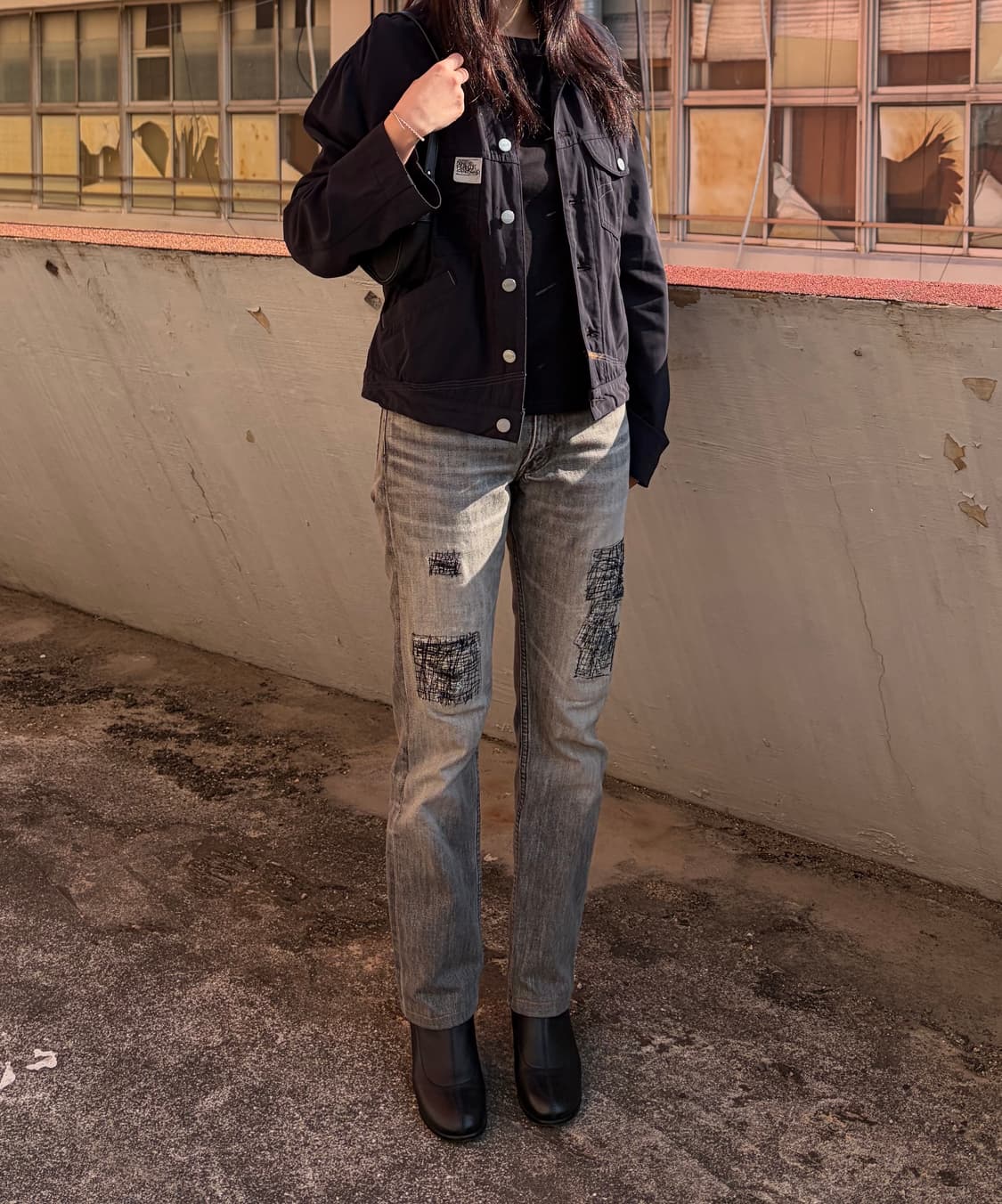 마리떼 프랑소와 저버 나일론 트러커자켓 상품이미지1