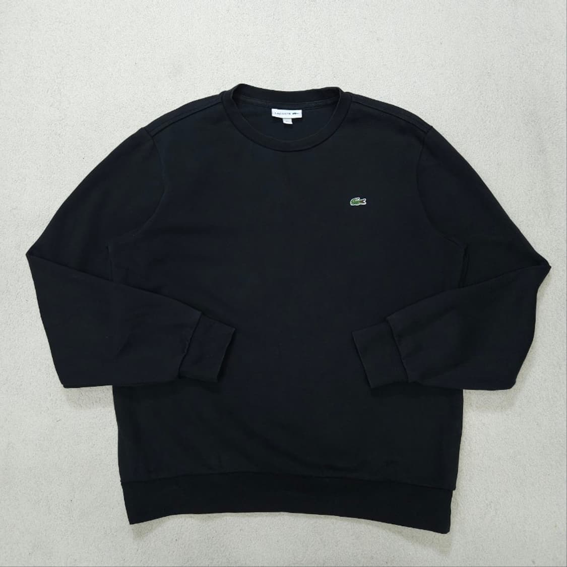 라코스테 맨투맨 M 블랙 상품이미지1