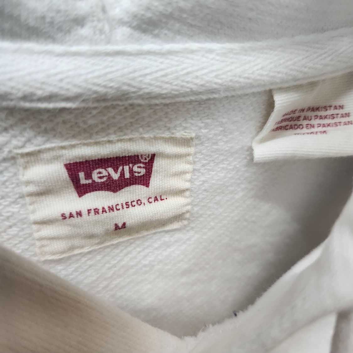 리바이스 빅로고 자수 후드티 M(L) 상품이미지5