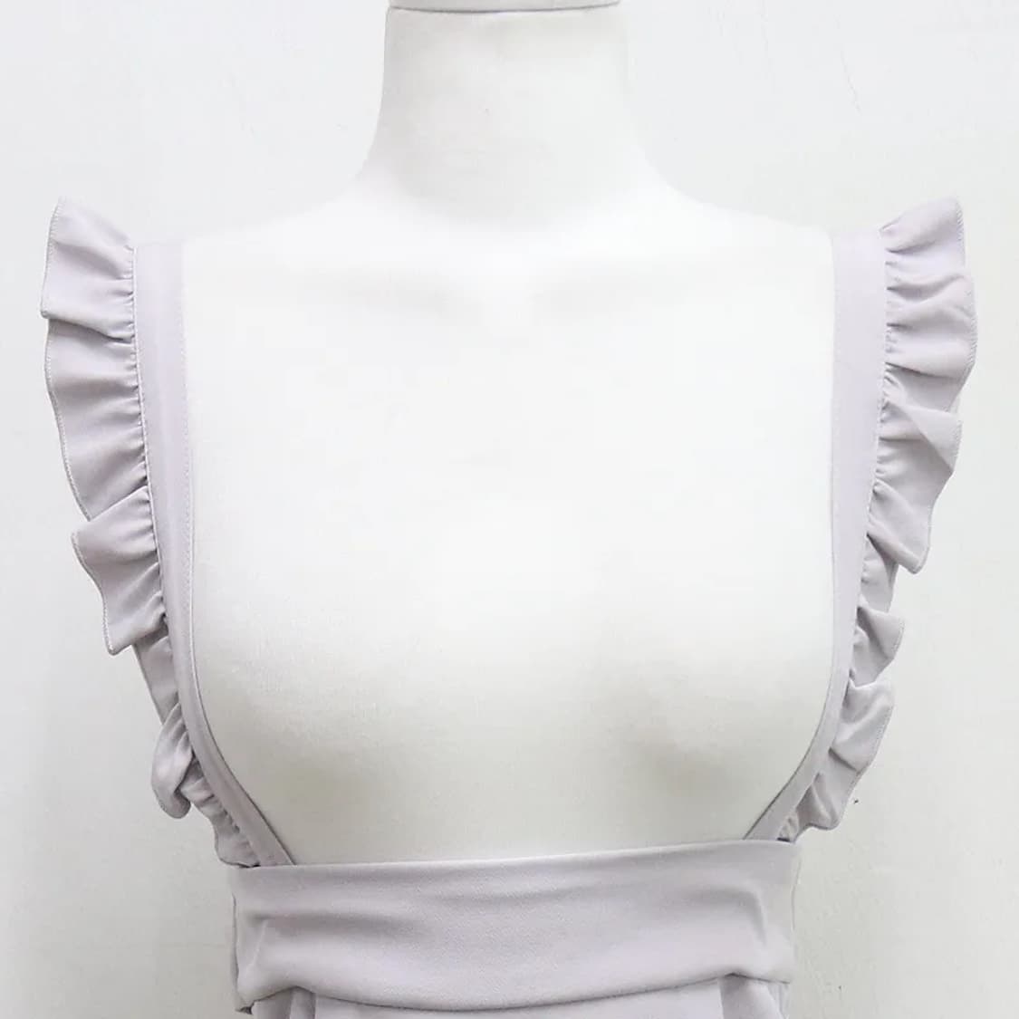 EVELYN 프릴 밴딩 뷔스티에 원피스 62357 상품이미지3