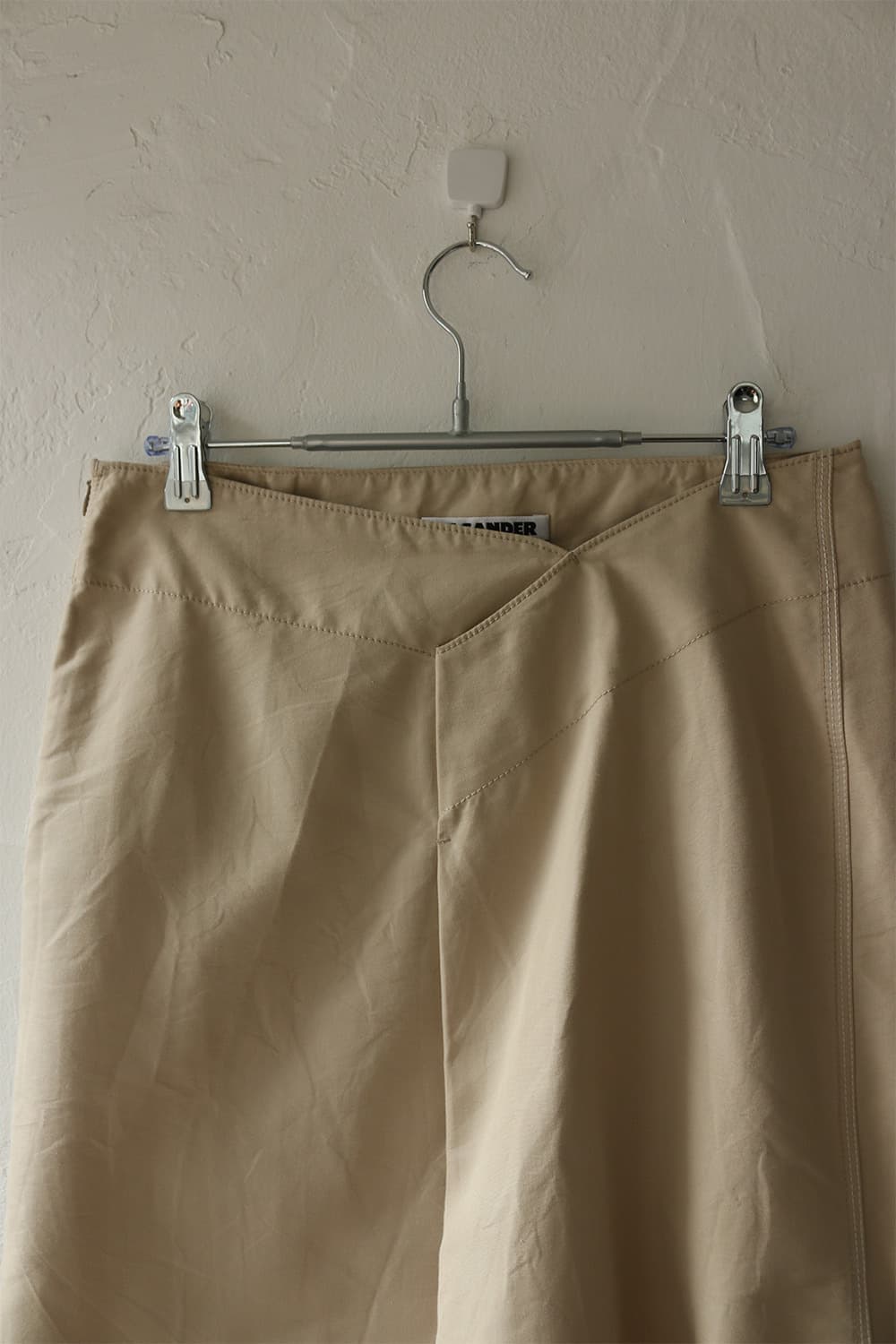 질 샌더 베이지 미디 스커트  상품이미지5