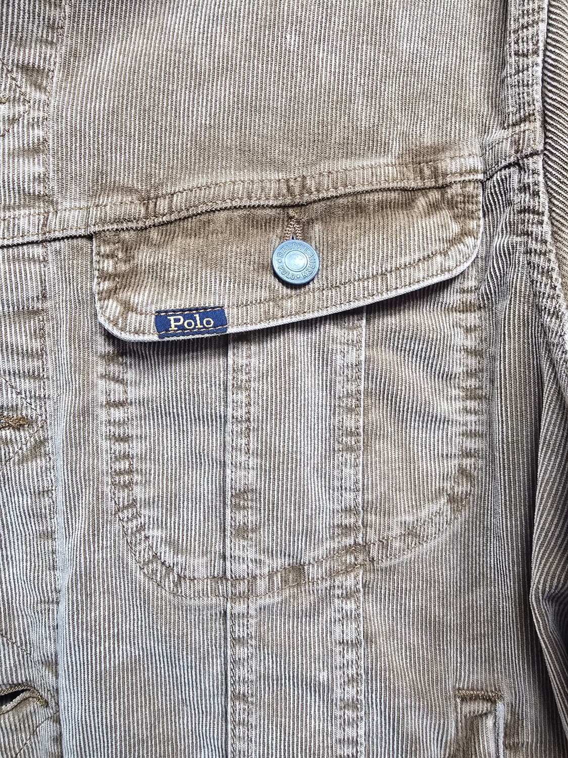 폴로 코듀로이 트러커 자켓 XL사이즈 상품이미지2