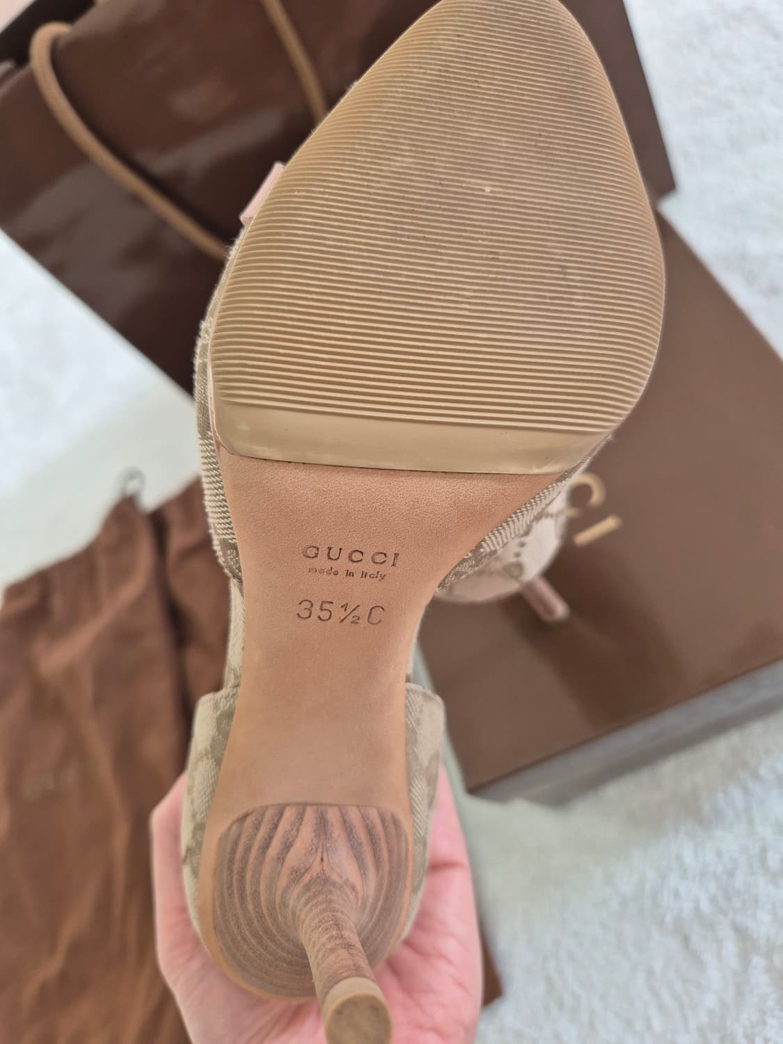 구찌 오픈토 힐 샌들(새제품 컨디션) 상품이미지7