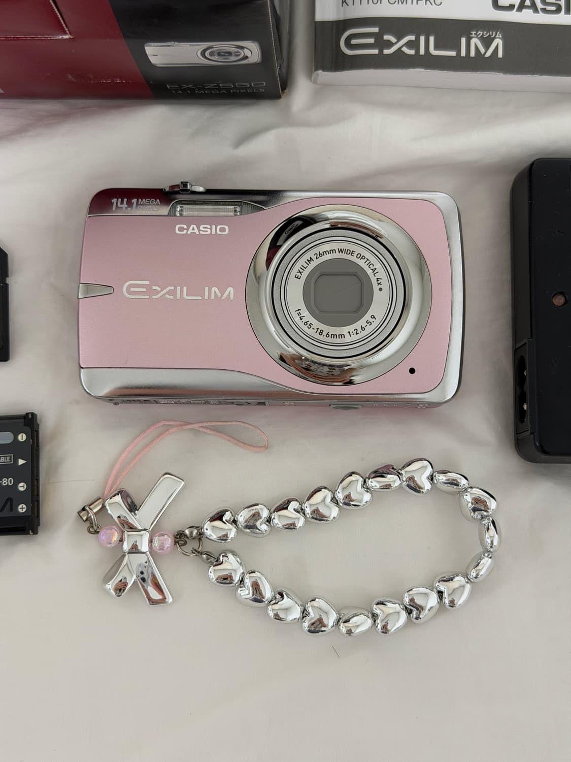 카시오 z550 핑크 풀박스 상품이미지2