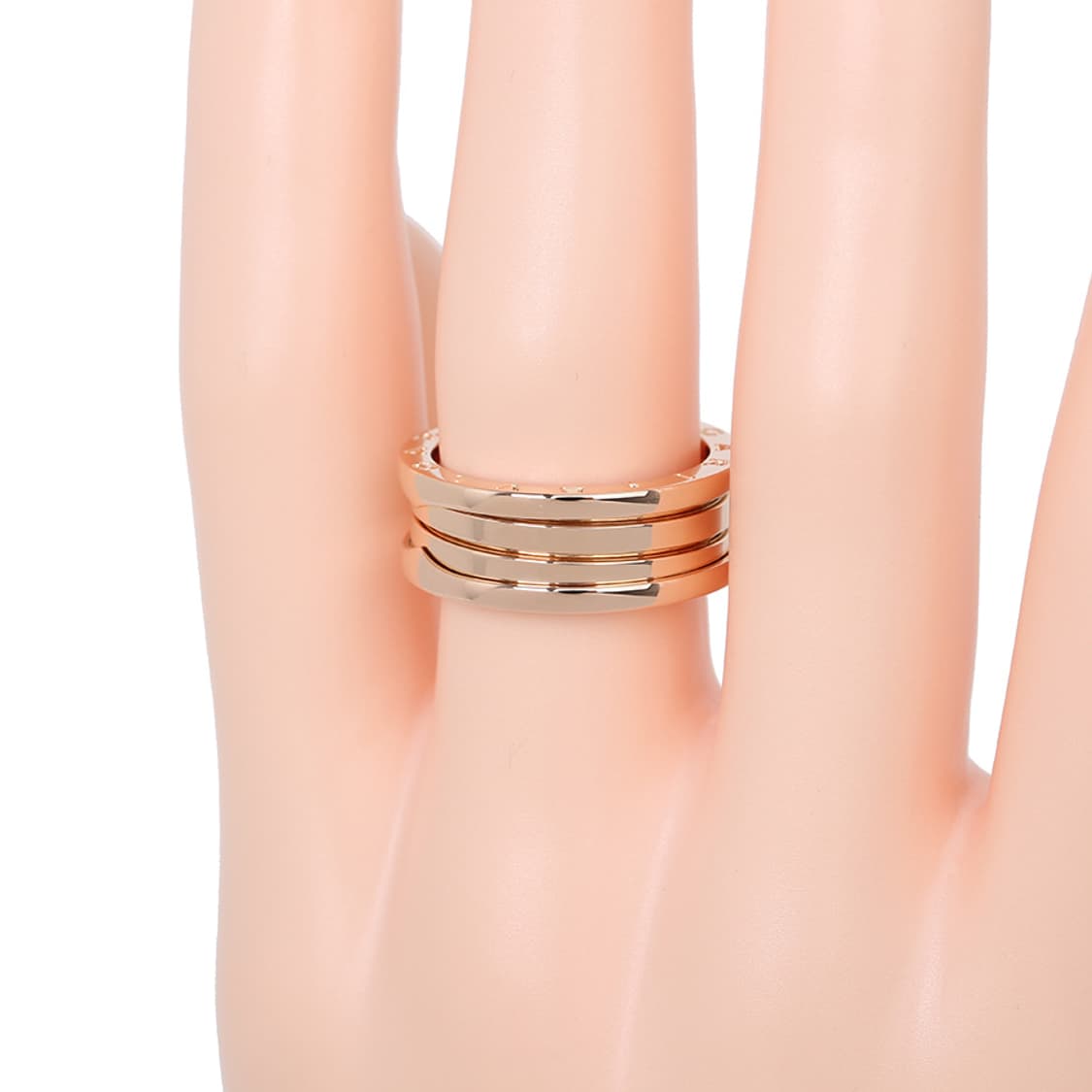 불가리 비제로원 3밴드링 18kt 로즈골드 비제로반지 62호 상품이미지5