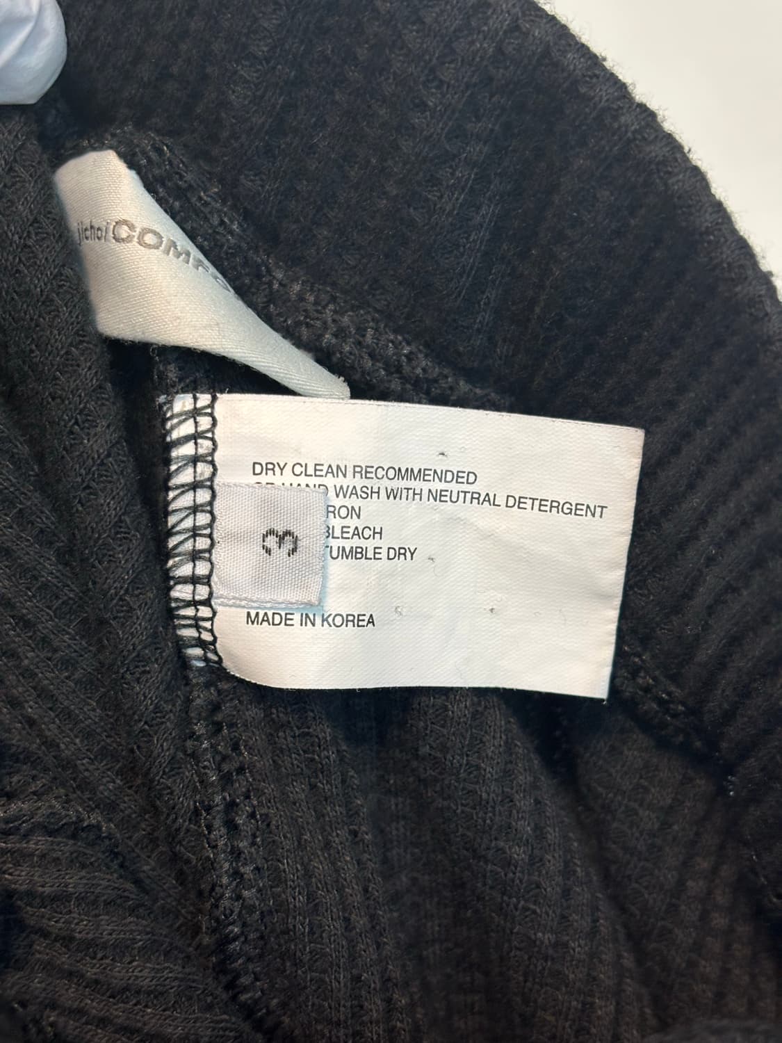 jichoiCOMFORT 24-001 WAFFLE STRAP PANTS 상품이미지4