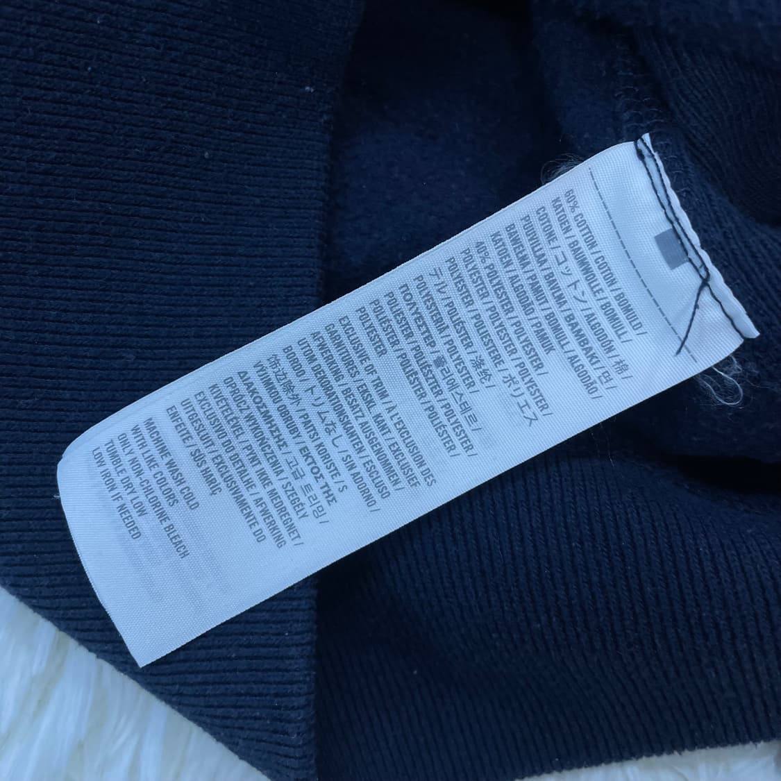 아베크롬비 아치 로고 후드집업 네이비 상품이미지5