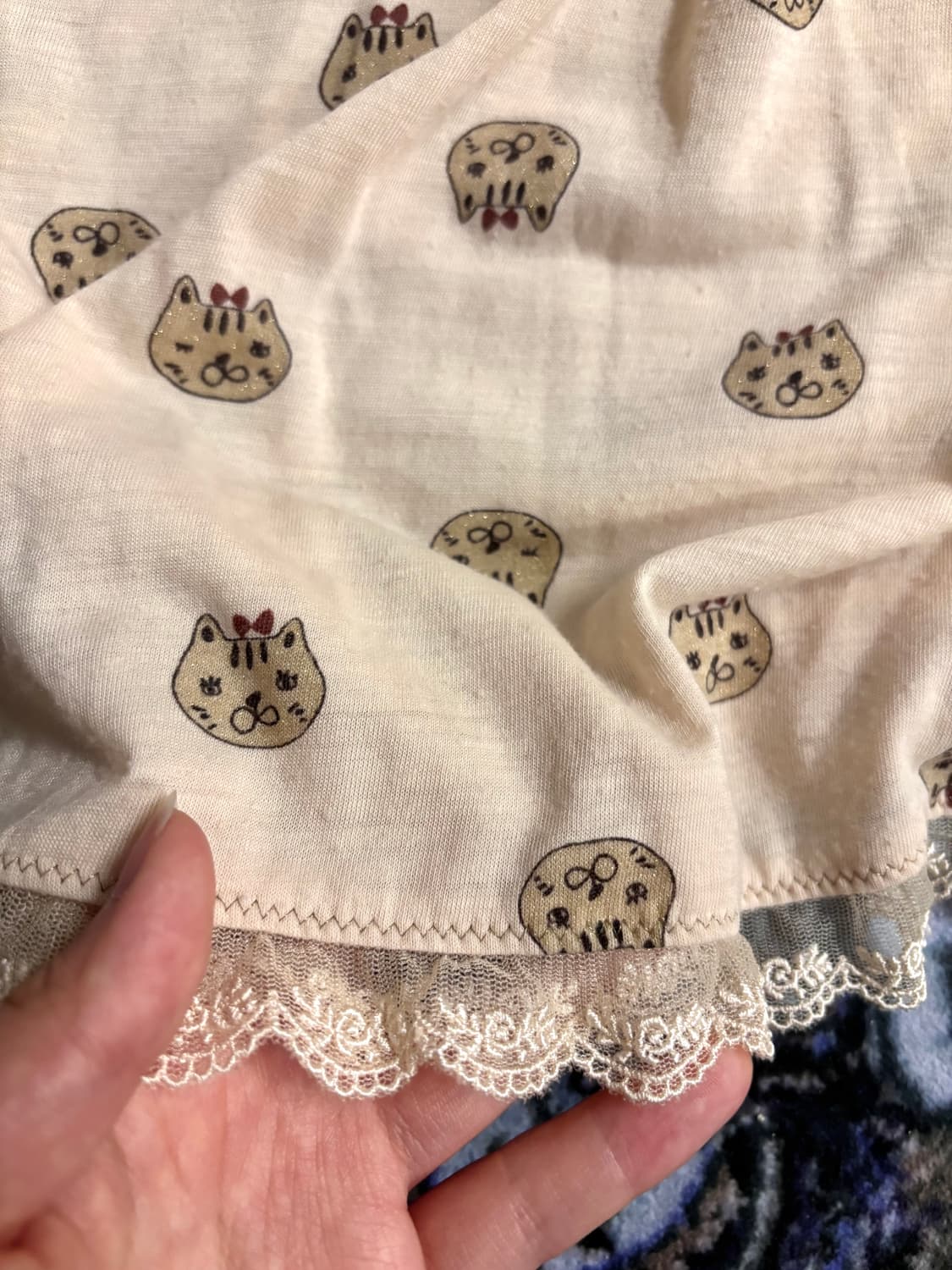 코코넨네 빈티지 고양이 원피스 판매해요 상품이미지2