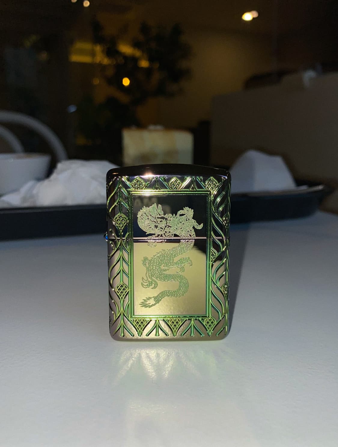 Oriental pattern engraved lighter 상품이미지5