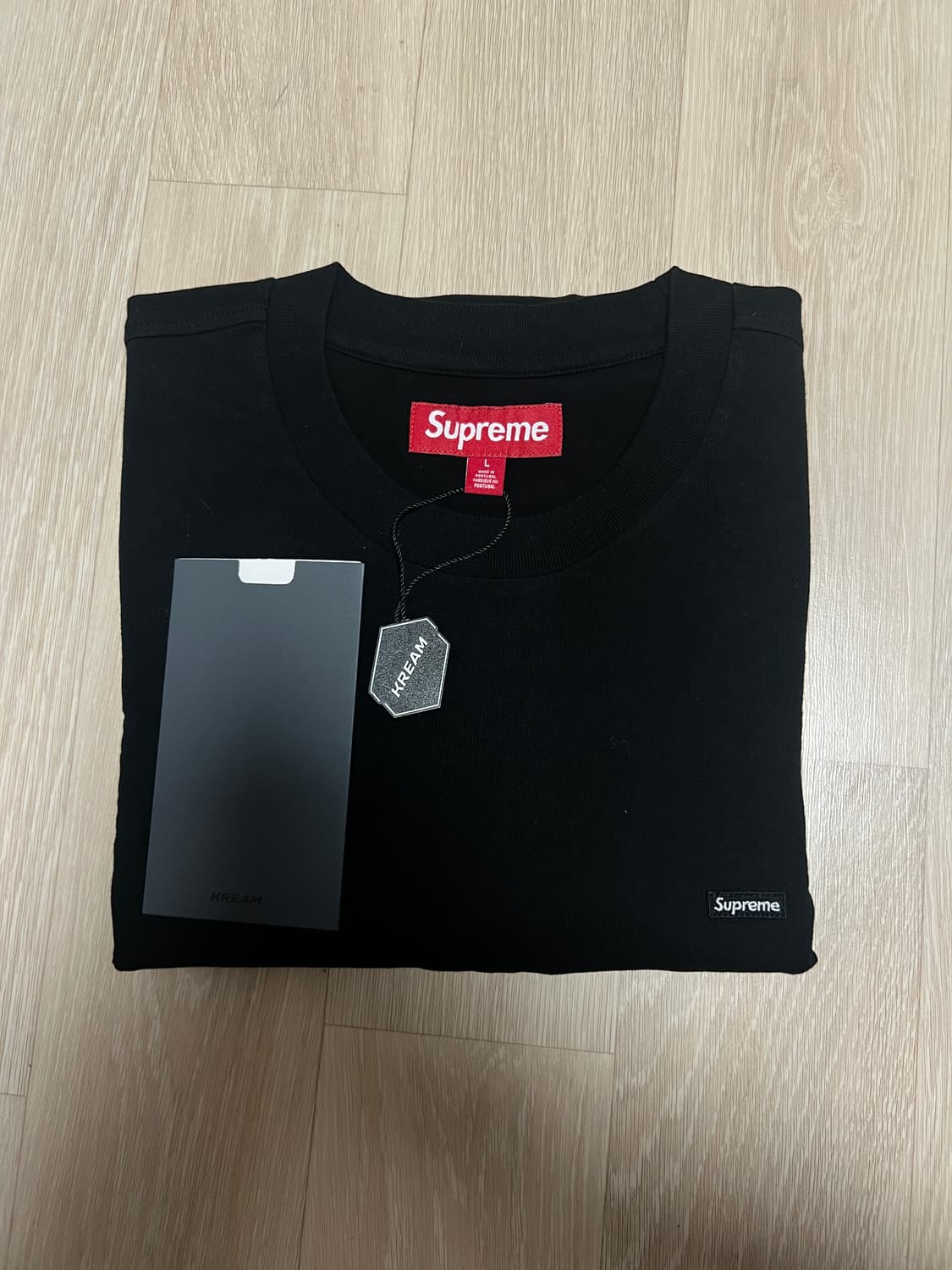 슈프림 스몰 박스 롱슬리브 티셔츠 블랙 L 상품이미지1