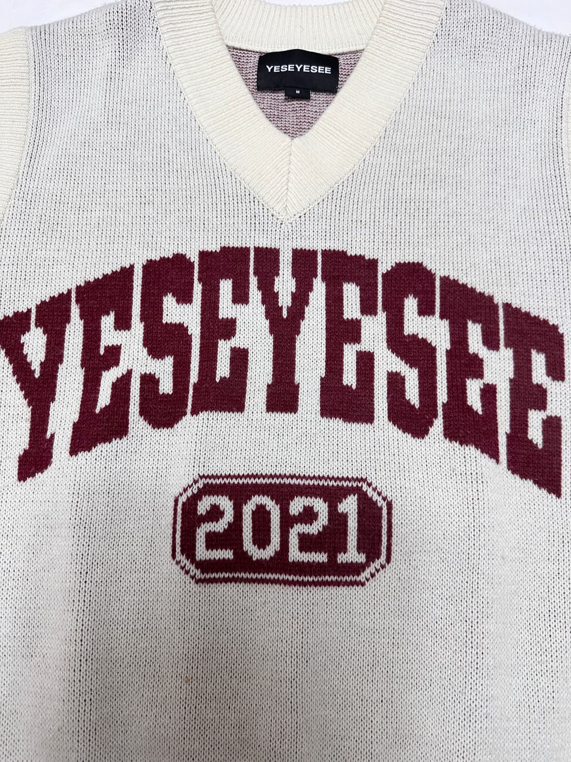 예스아이씨 니트 베스트 조끼 상품이미지4