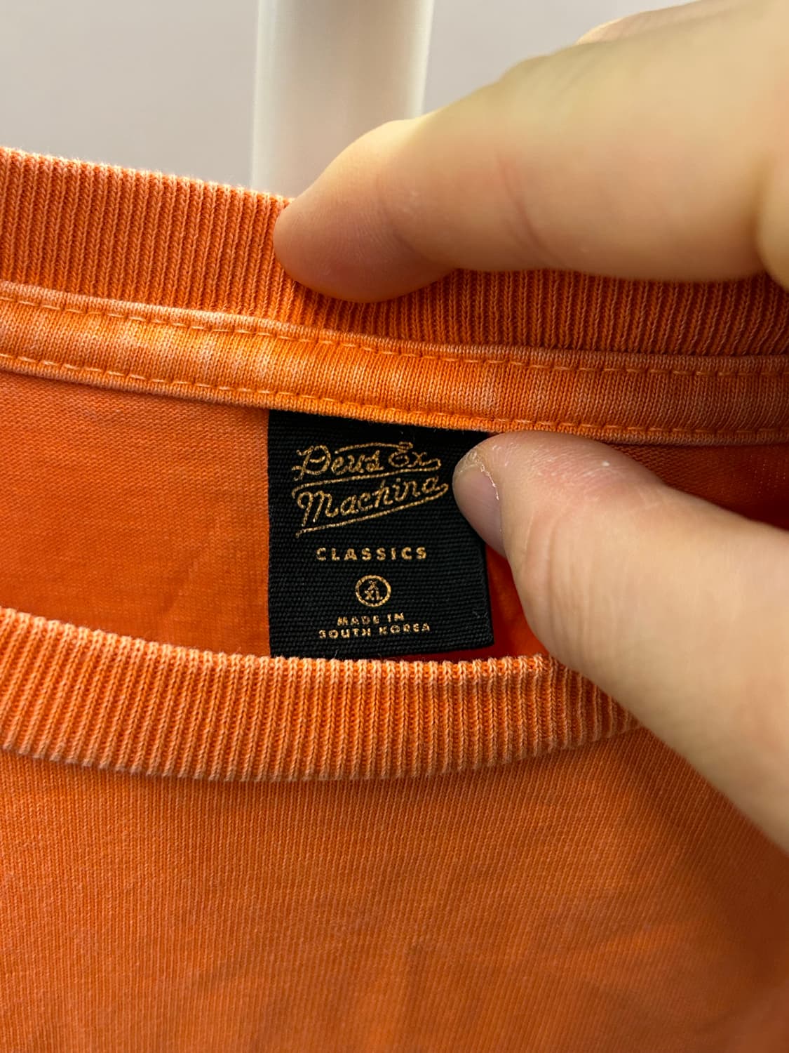 데우스 엑스 마키나 오렌지 반팔 티셔츠 상품이미지4