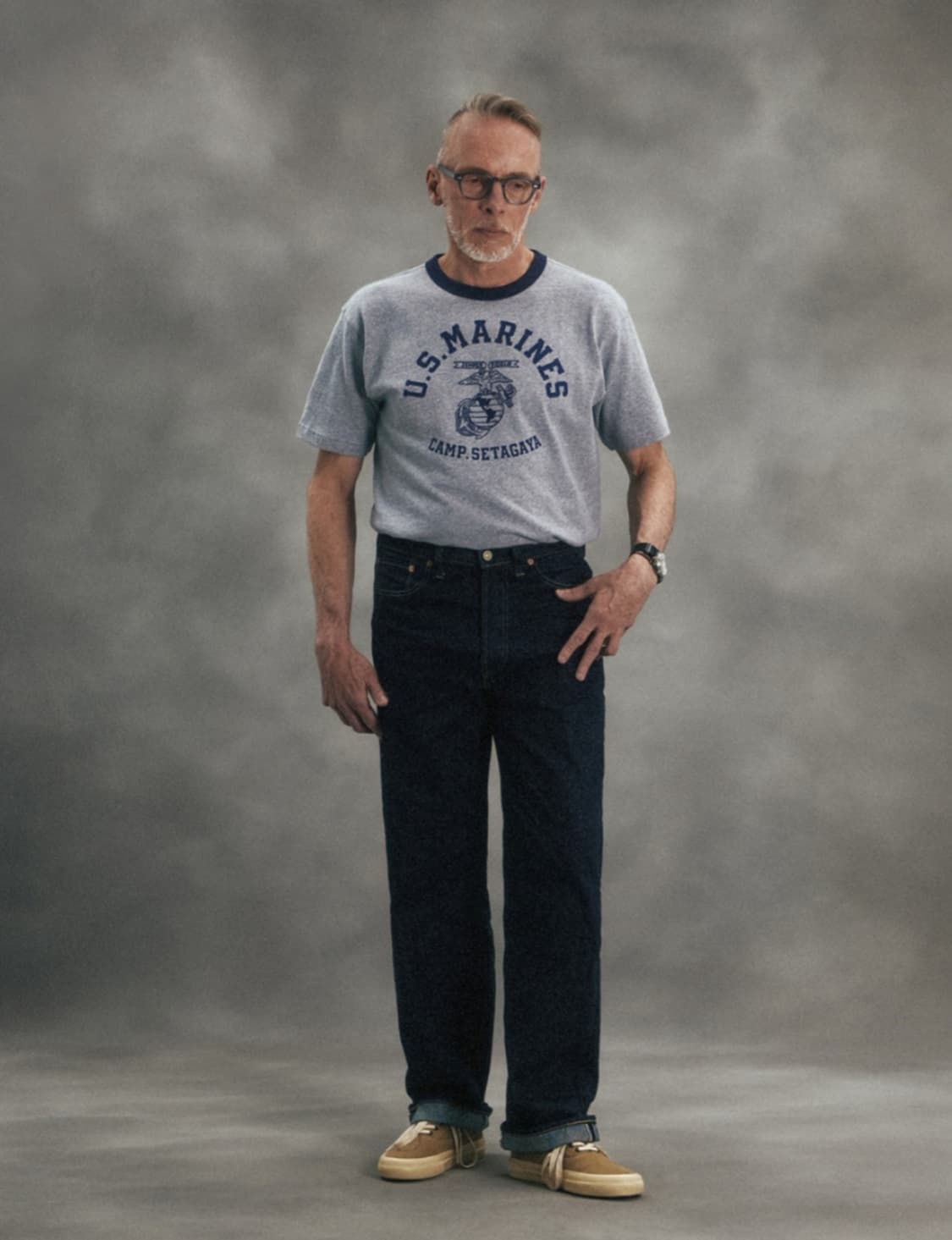 (xxl)브론슨 1970s US Marine Tee Grey 상품이미지5