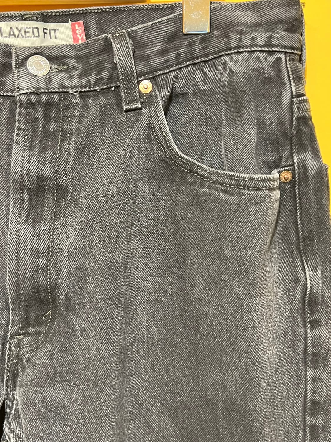 00s [36x30] 리바이스 550 릴랙스 핏 블랙 데님 상품이미지2