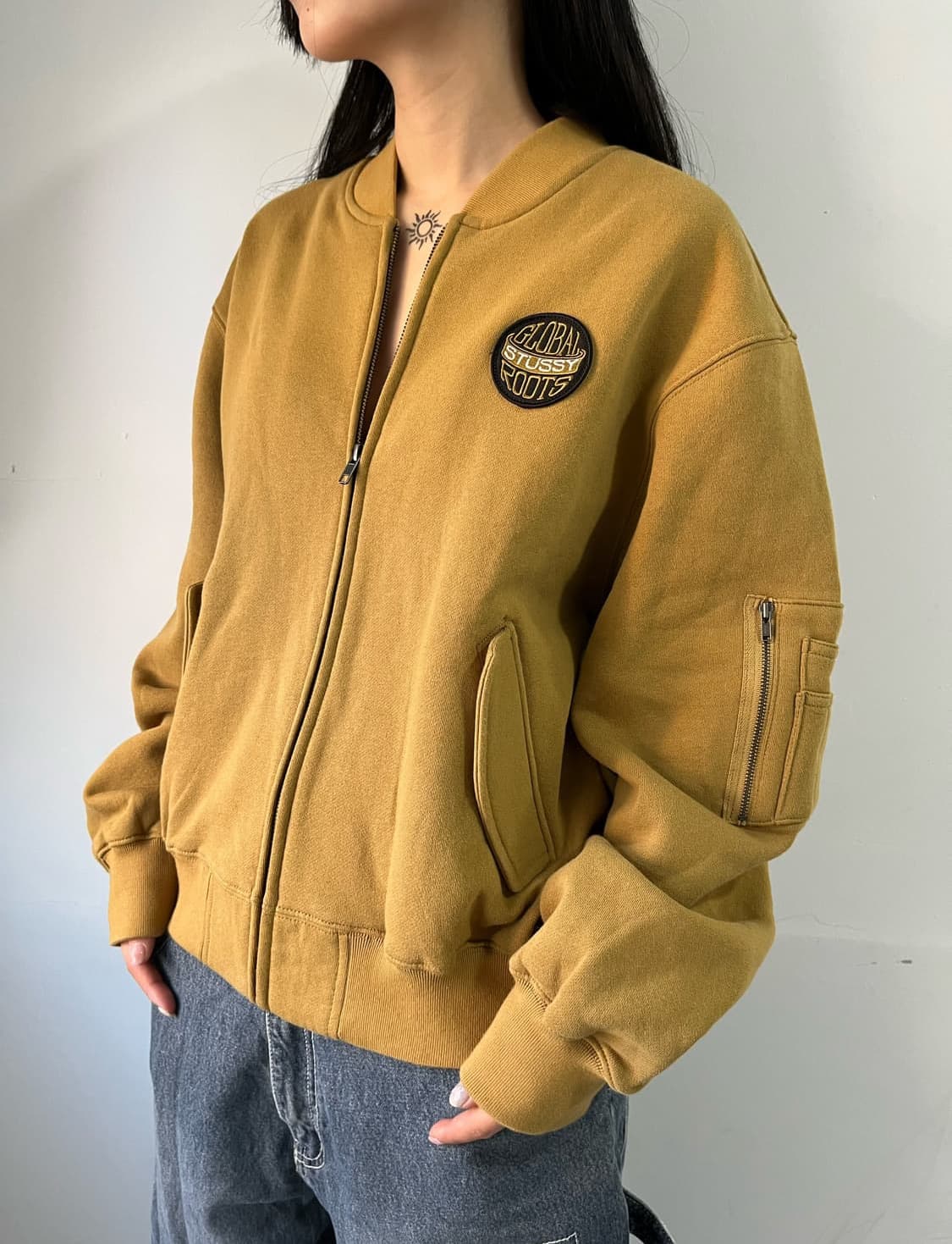 Stussy cotton jacket mustard 상품이미지3