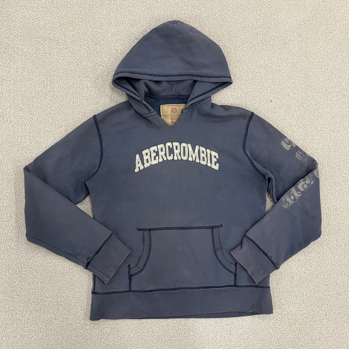S 아베크롬비 빈티지 로고 후드 티셔츠 0220M 상품이미지1