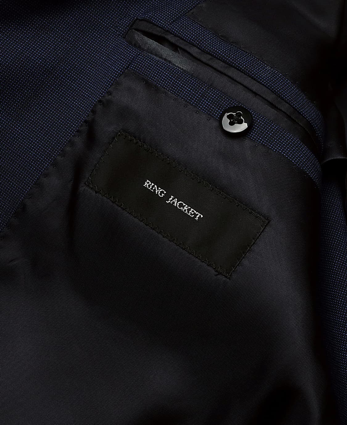 링자켓 [Ring Jacket] 네이비 울 모헤어 블랙 라벨 수트 상품이미지6