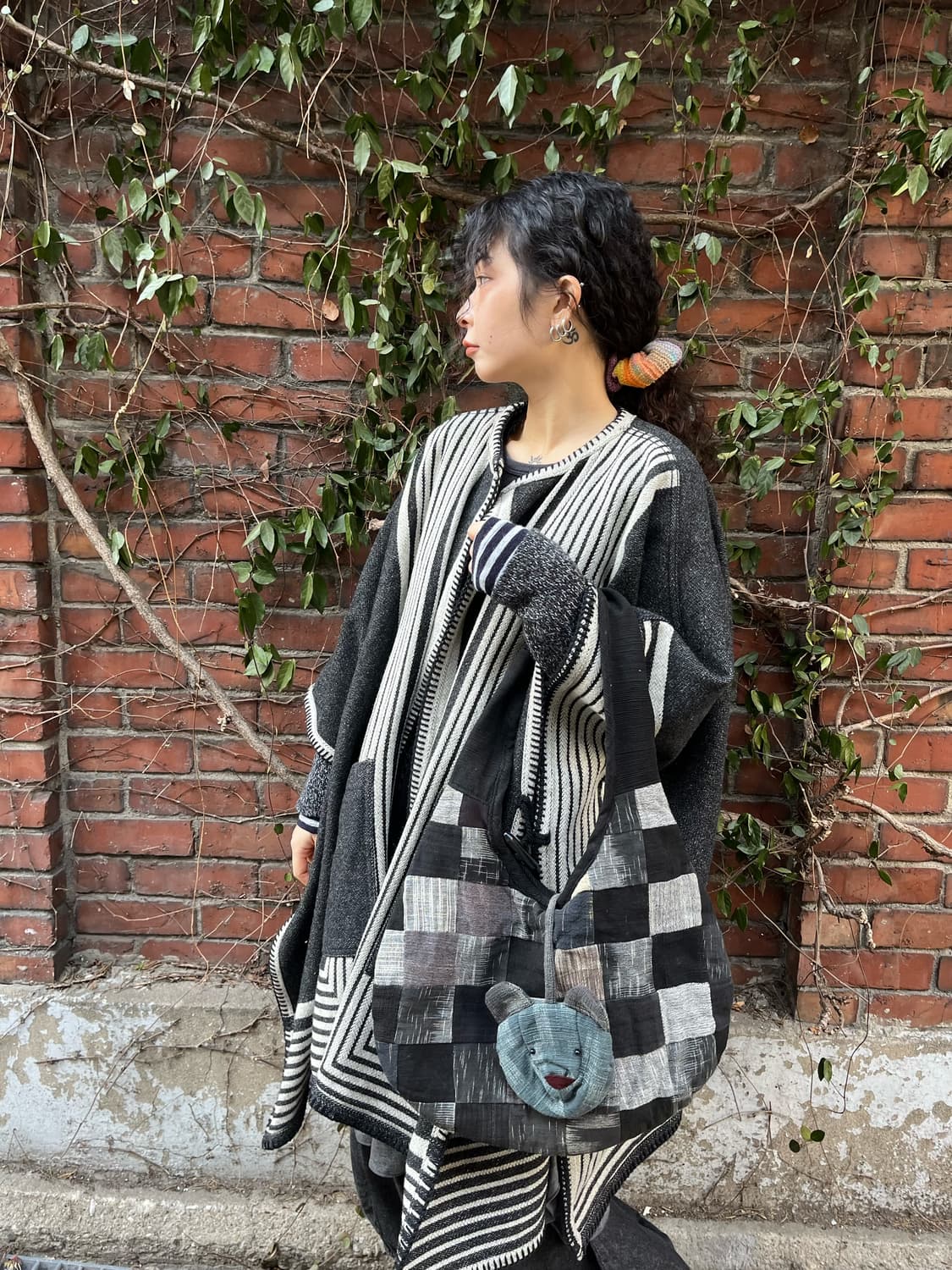 일본 패치워크 숄더백 상품이미지4