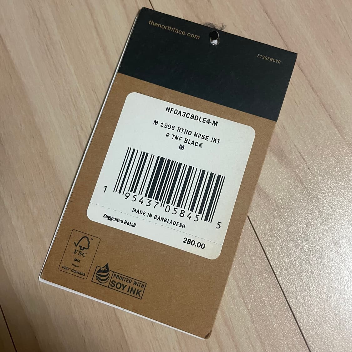 노스페이스 눕시 해외판 블랙 M 상품이미지4