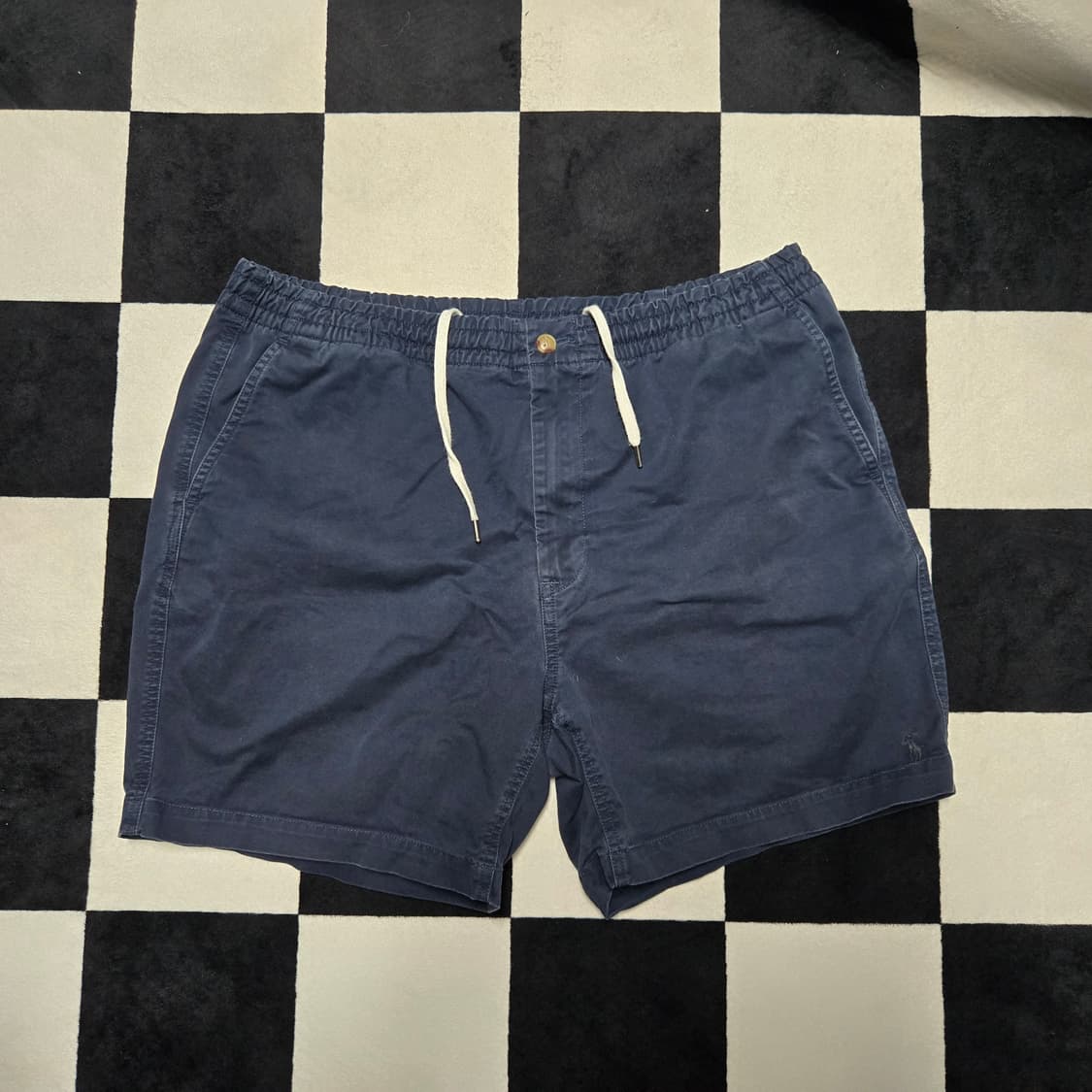 L 폴로랄프로렌 프렙스터 반바지 히든로고 네이비 상품이미지1