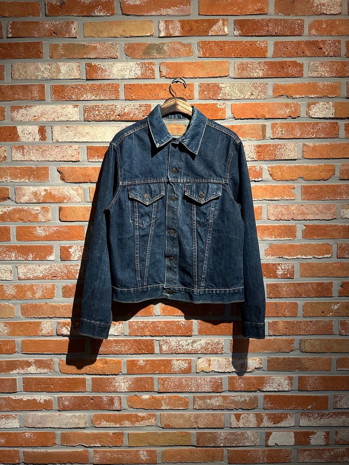 70s USA 빈티지 리바이스 70505 빅E 데님 트러커 자켓 상품이미지1