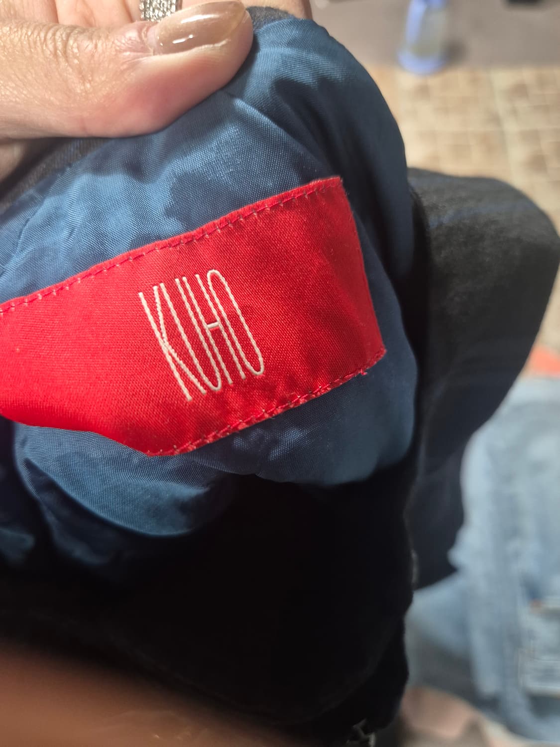 체크 패턴 후드 자켓 코트 상품이미지3