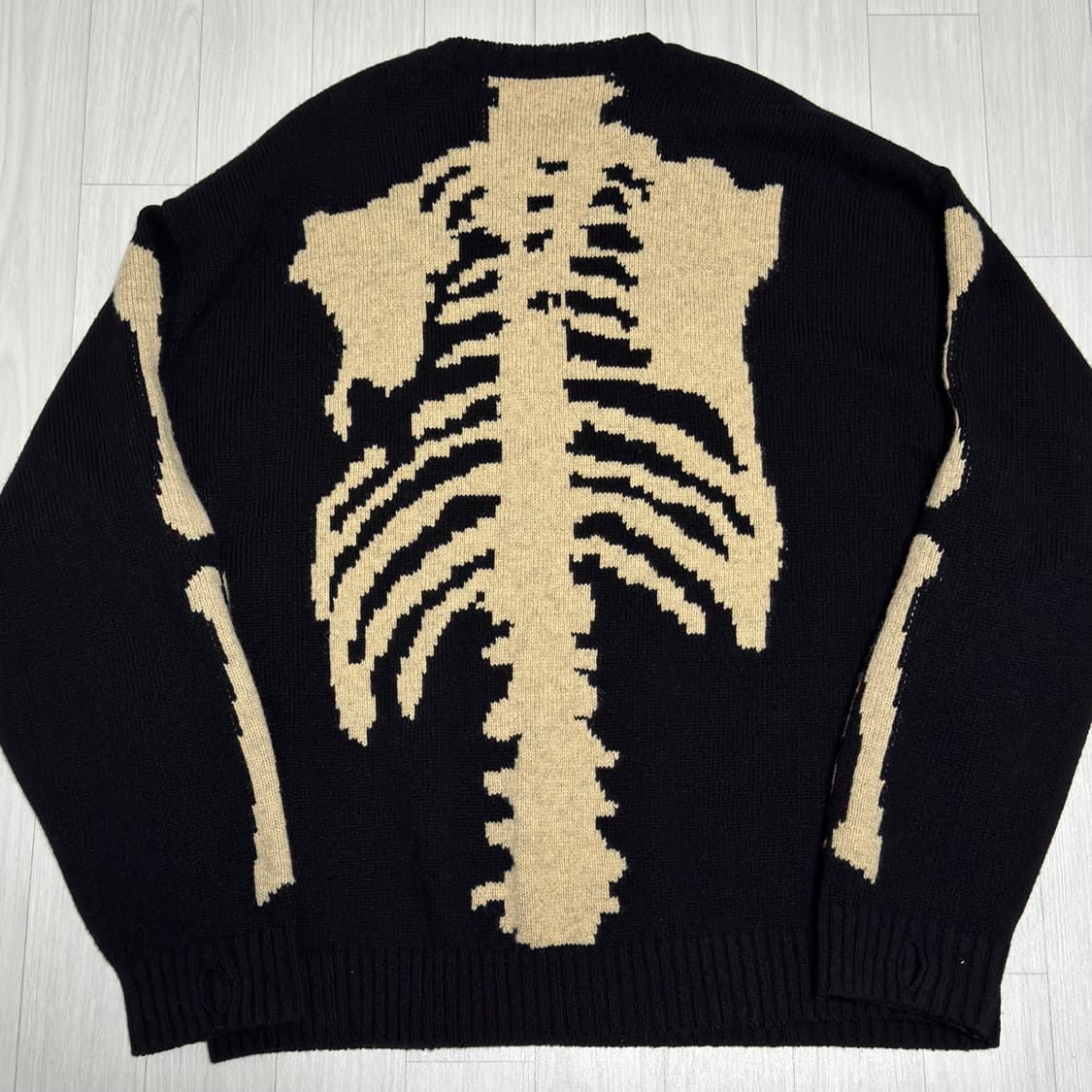 캐피탈 KAPITAL 본 크루넥 니트 5G 울 3사이즈 상품이미지6