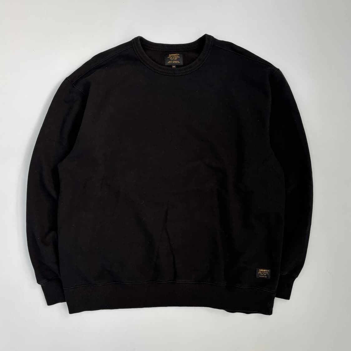 칼하트 wip 백로고 블랙 스웻 셔츠 맨투맨(XXL) 상품이미지5