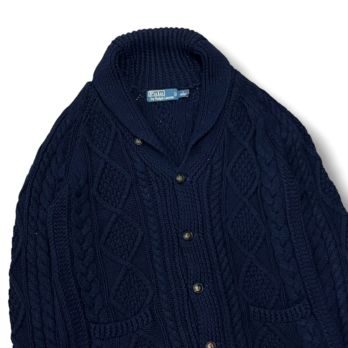 폴로 랄프로렌 숄카라 꽈배기 가디건 s08616 상품이미지4