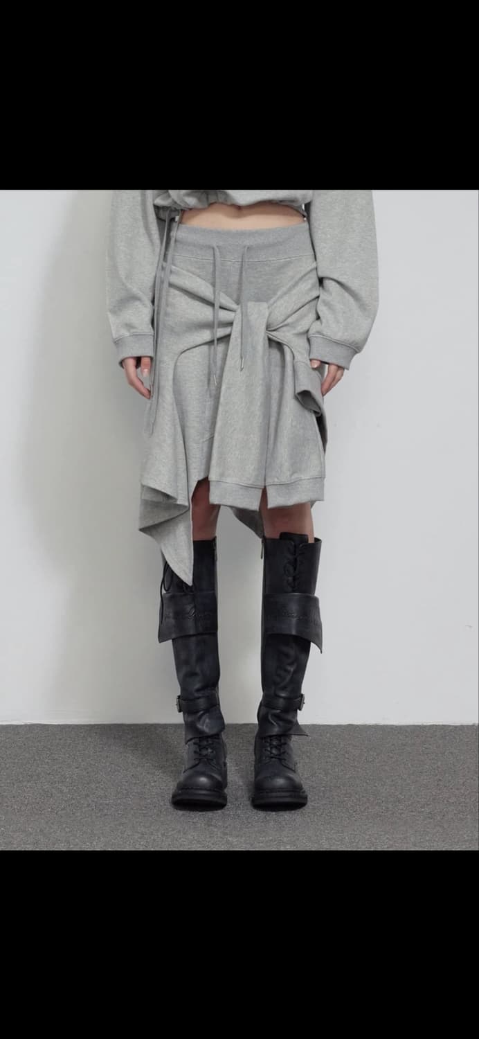 보헤미안서울 언발란스 스웻 스커트/ 구매가 108,000 상품이미지1