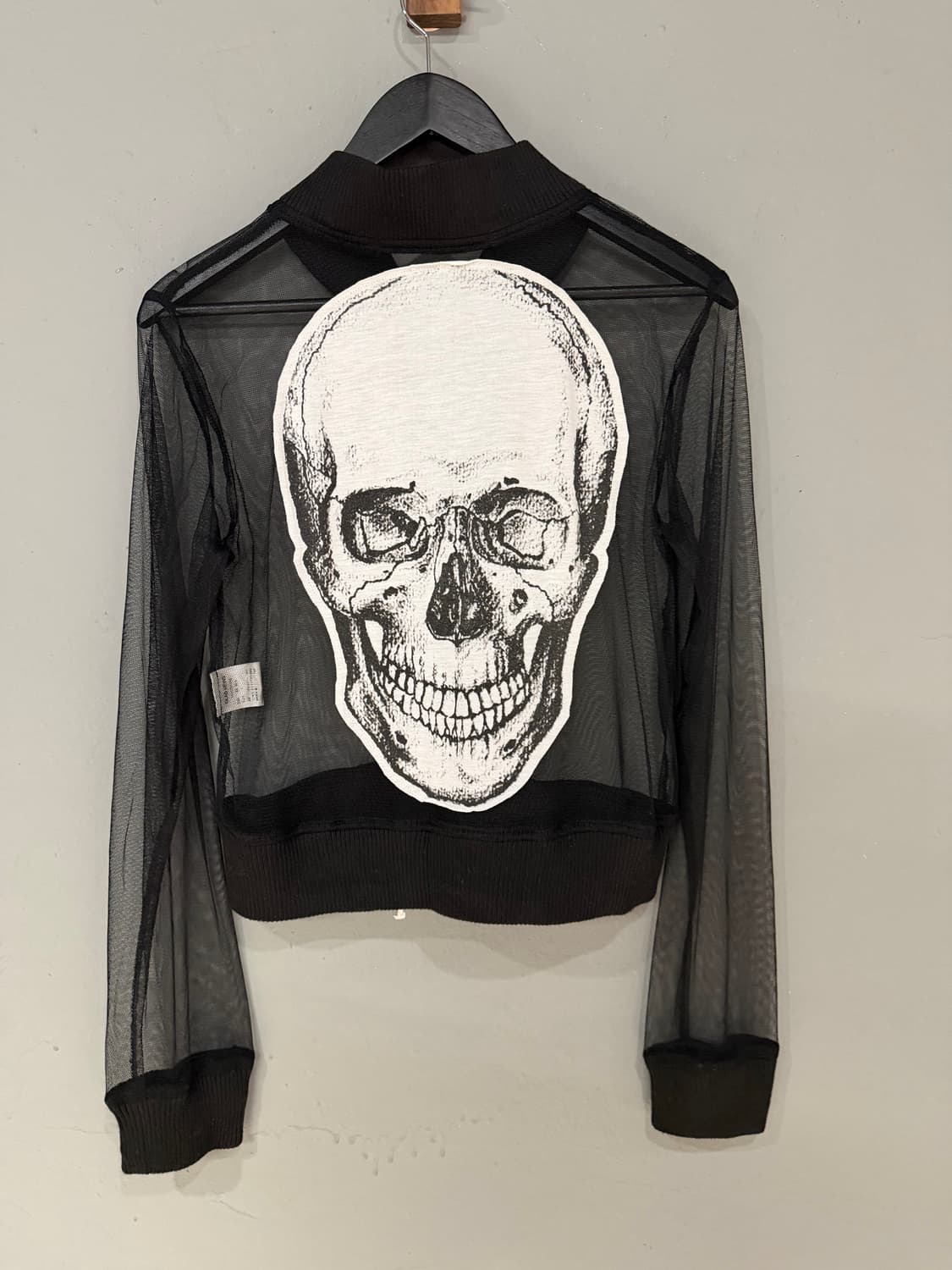 Glad news back skull see-through jk 상품이미지10