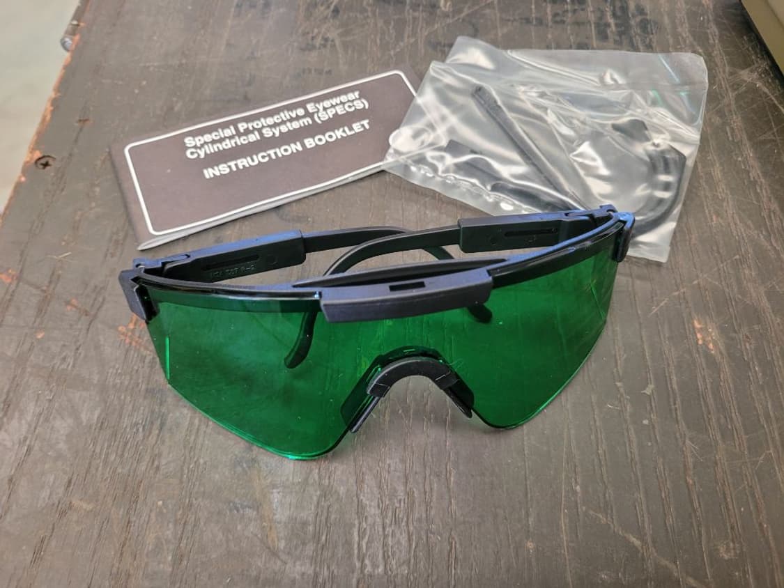 미 빈티지 레이저 보호 안전 고글 상품이미지1