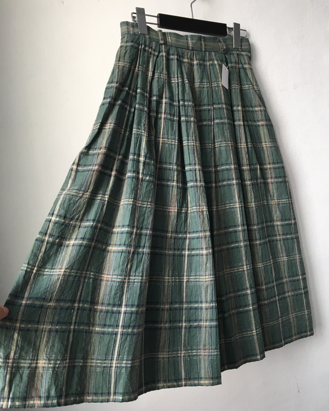 Check pattern skirt 상품이미지4