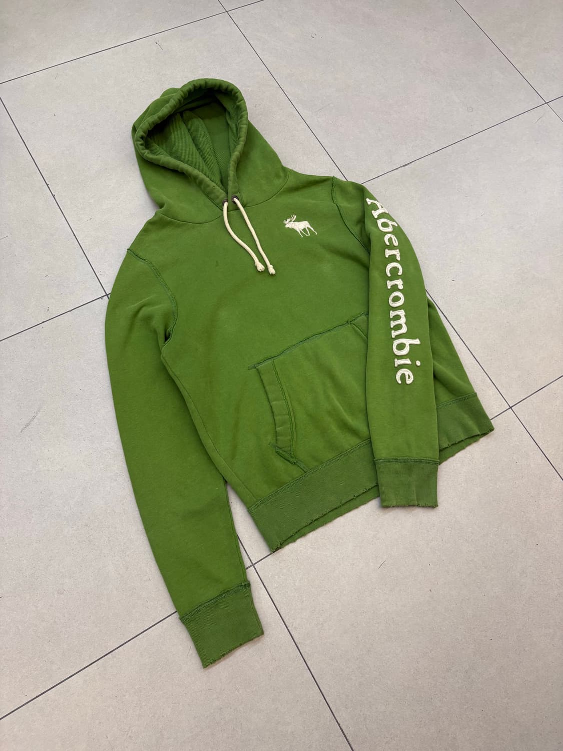 아베크롬비 사이드라인 후드티 그린 상품이미지2