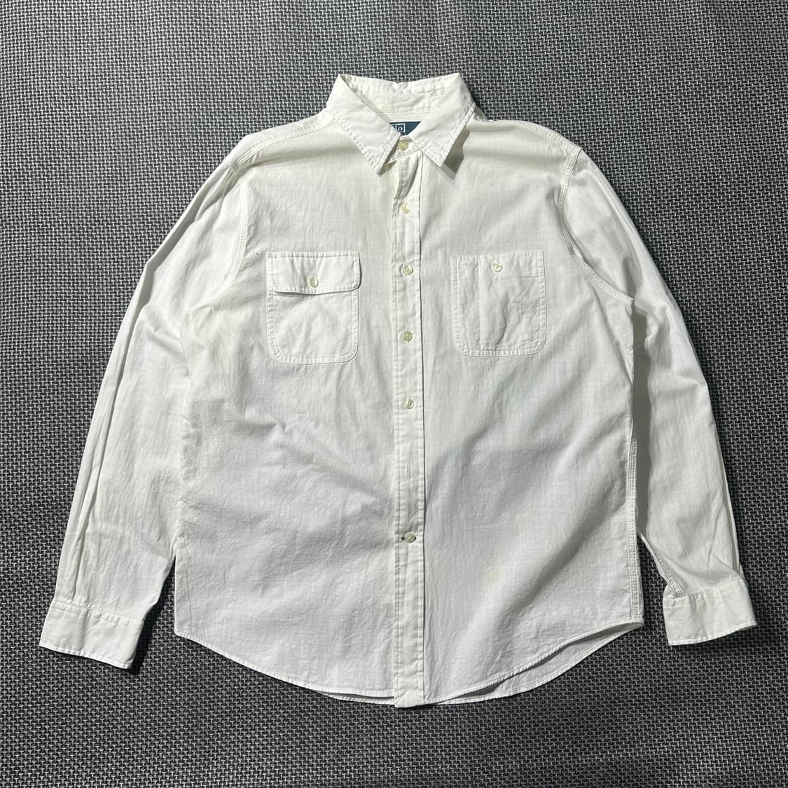 폴로 랄프로렌 린넨 셔츠 화이트 상품이미지1