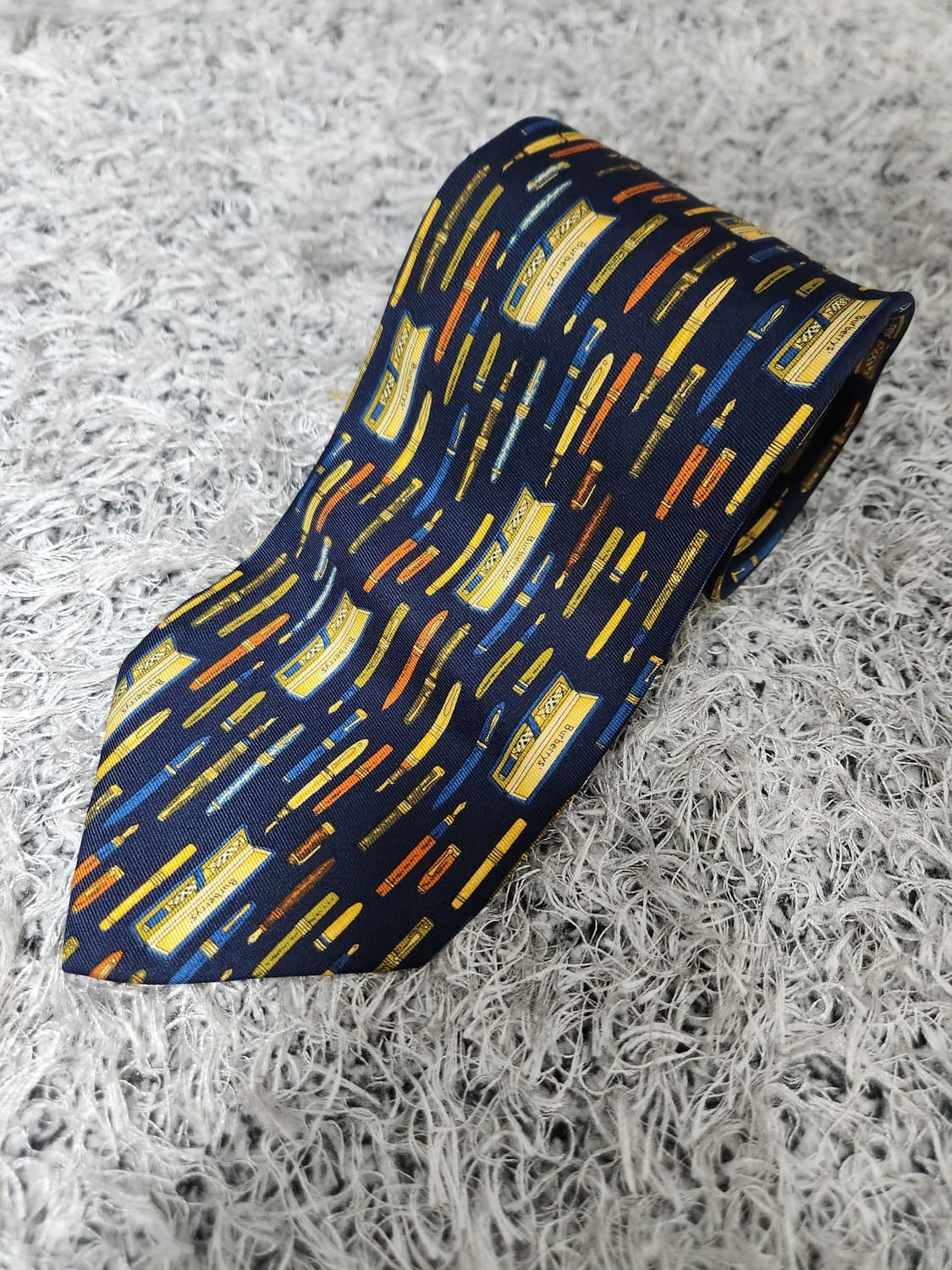 버버리Burberry 클래식 만년필 패턴 넥타이 Free - N10 상품이미지1