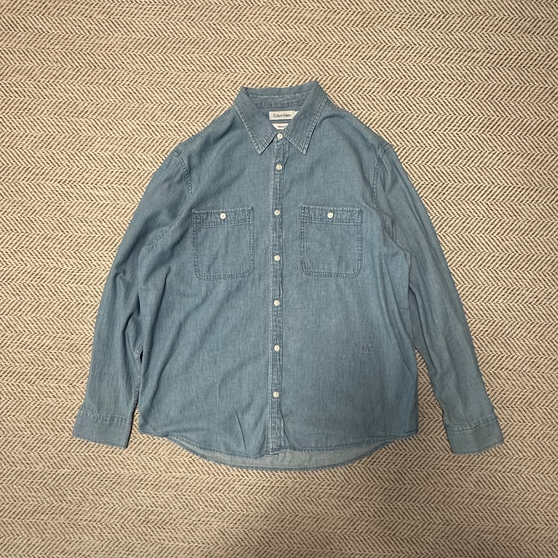 CALVIN KLEIN denim shirt vintage 상품이미지1